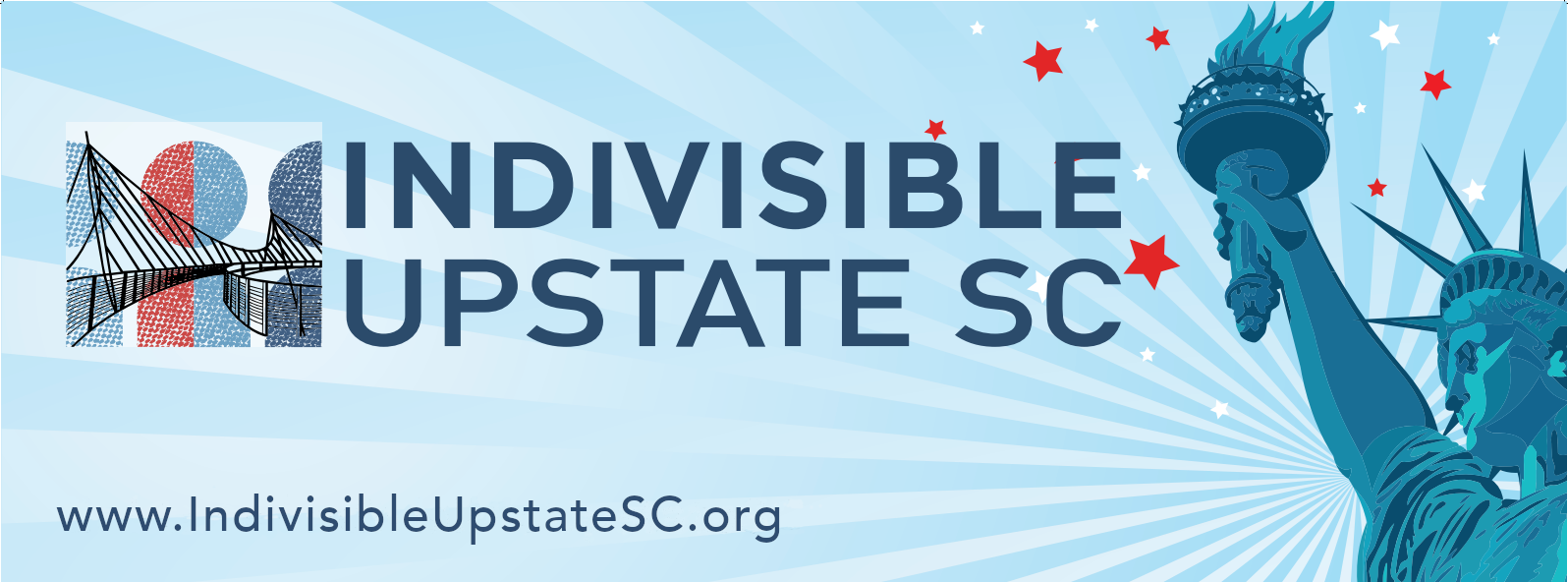 Indivisible Upstate SC banner